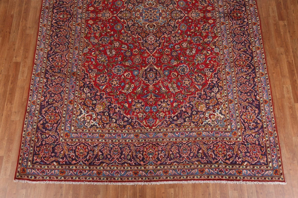 Traditional Red Kashan Persian Area Rug 8x12