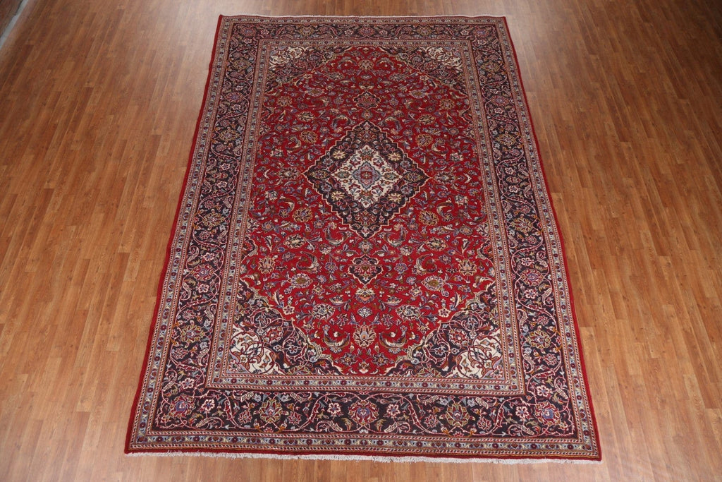 Traditional Kashan Persian Area Rug 9x12