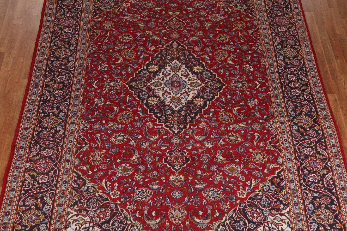 Traditional Kashan Persian Area Rug 9x12