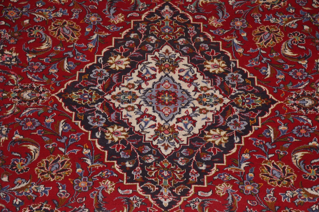 Traditional Kashan Persian Area Rug 9x12