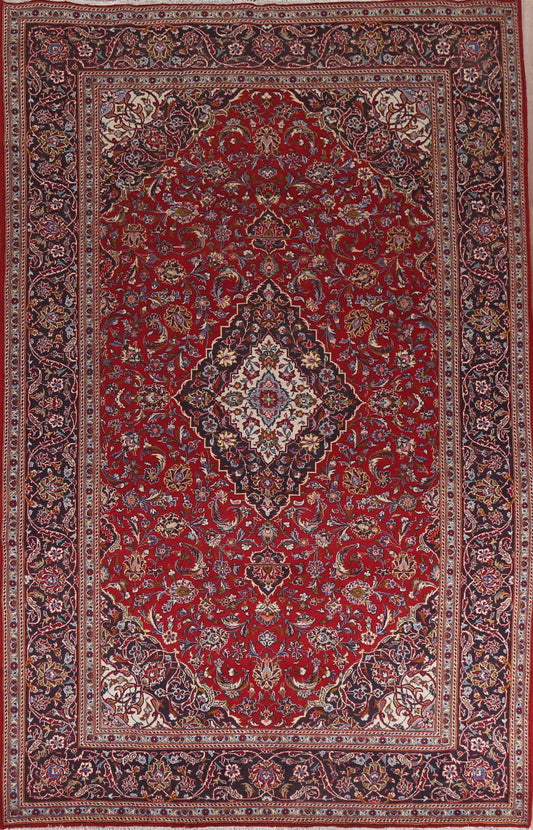 Traditional Kashan Persian Area Rug 9x12