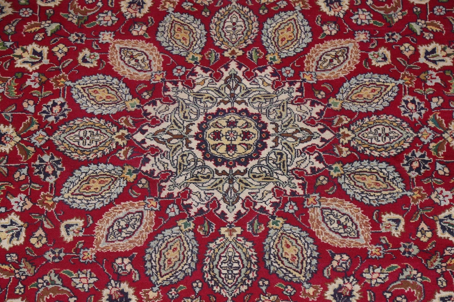 Vintage Red Tabriz Persian Area Rug 8x11