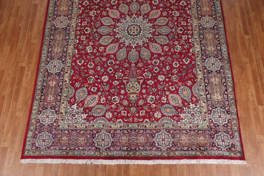 Vintage Red Tabriz Persian Area Rug 8x11