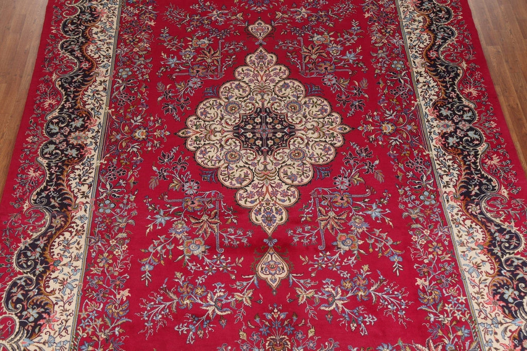 Handmade Red Kashmar Persian Area Rug 10x13