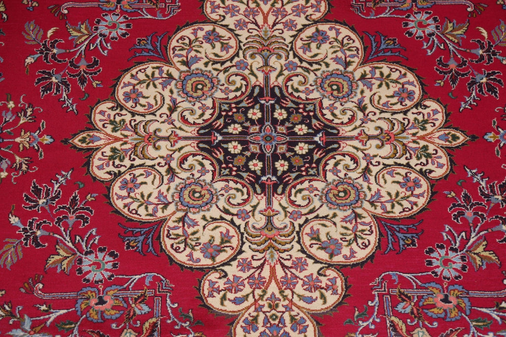 Handmade Red Kashmar Persian Area Rug 10x13