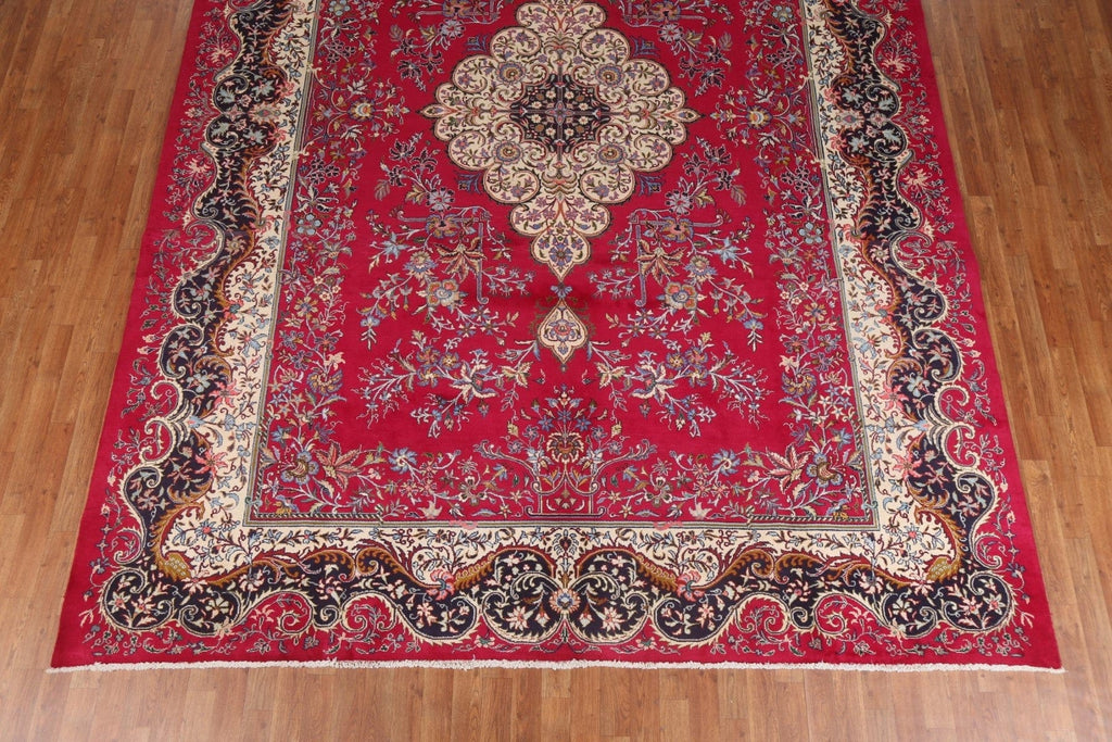 Handmade Red Kashmar Persian Area Rug 10x13