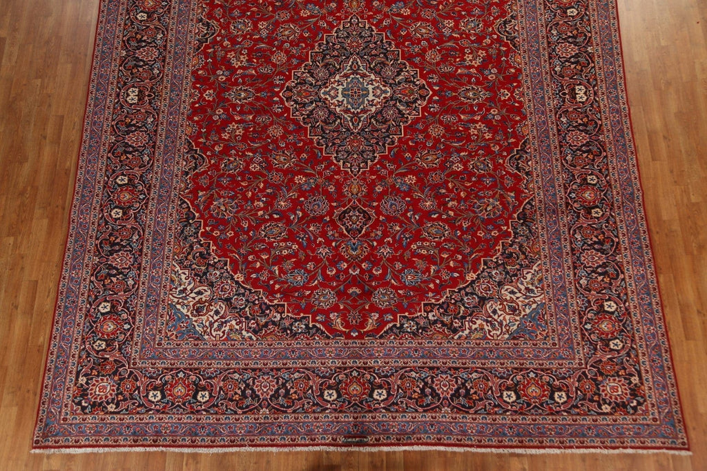 Traditional Red Kashan Persian Area Rug 10x13