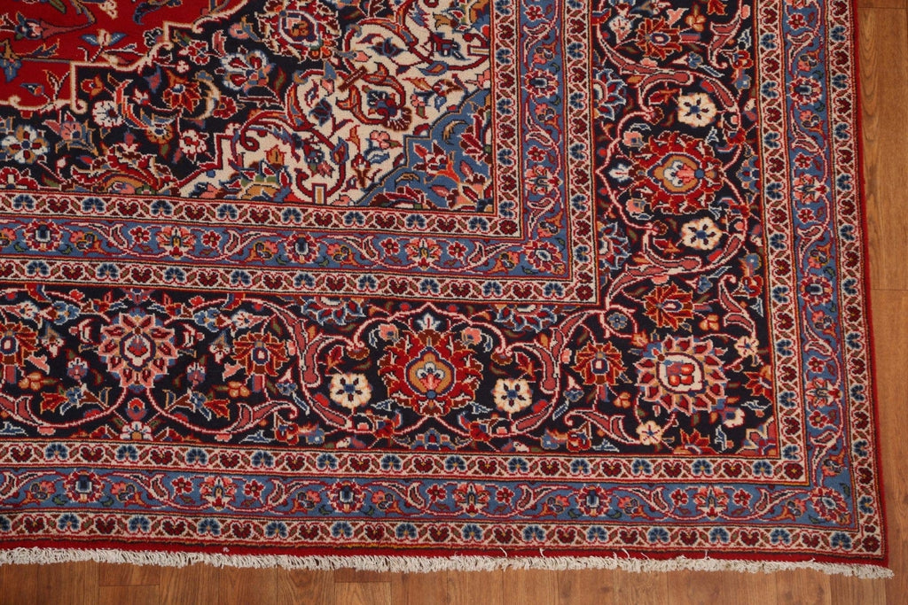 Traditional Red Kashan Persian Area Rug 10x13