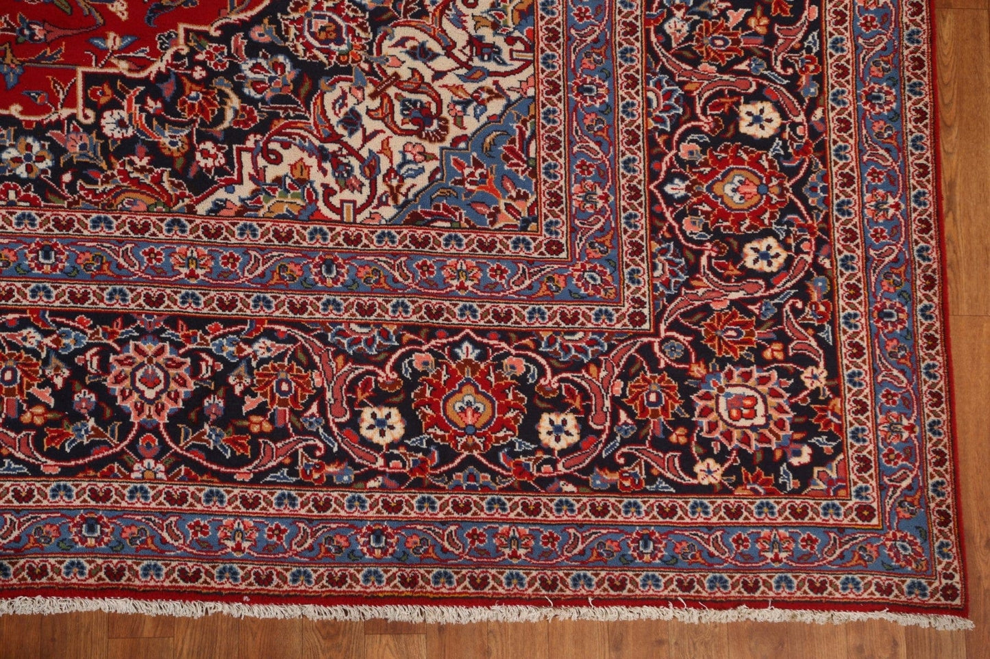 Traditional Red Kashan Persian Area Rug 10x13