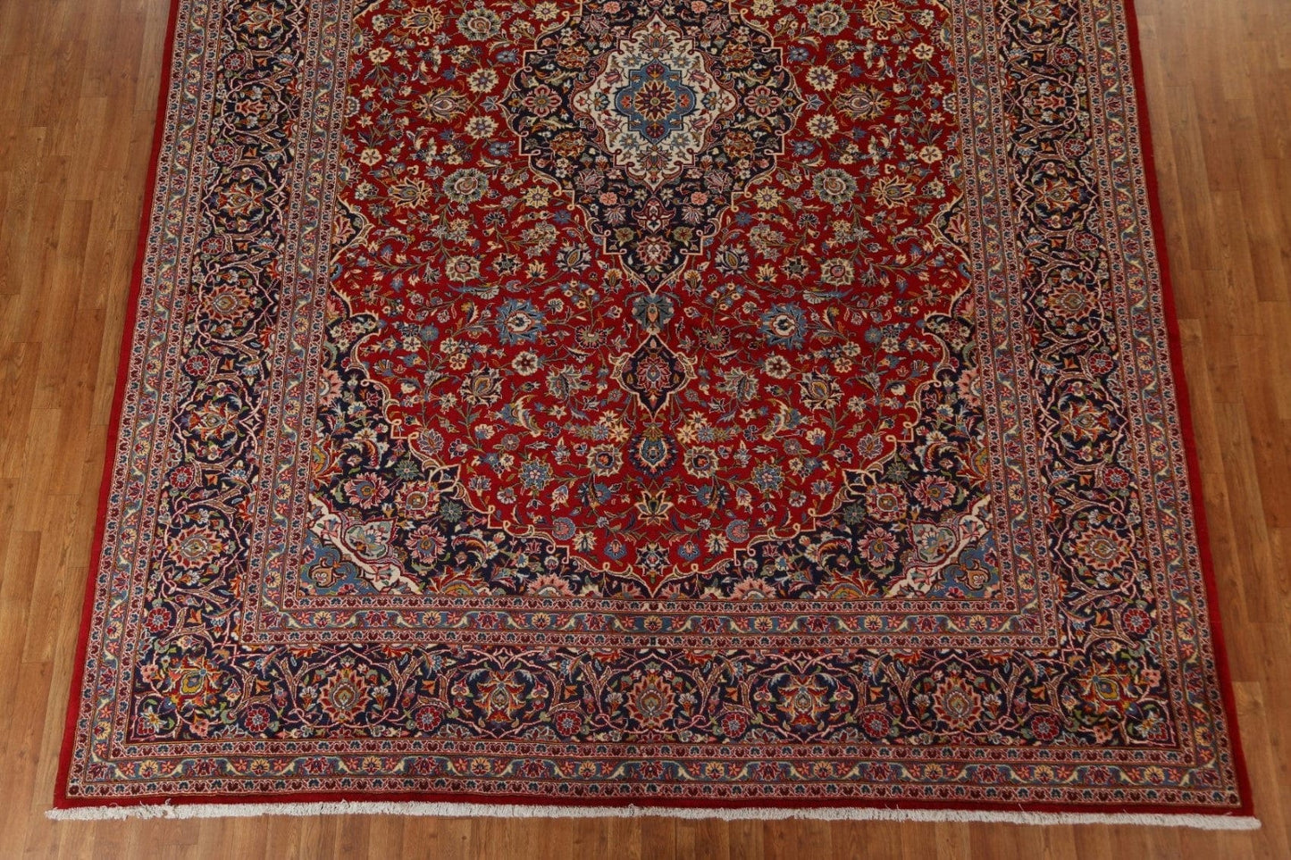 Traditional Floral Kashan Persian Area Rug 10x13