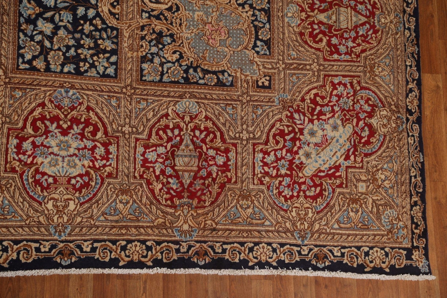 Vegetable Dye Antique Kerman Large Persian Rug 13x16