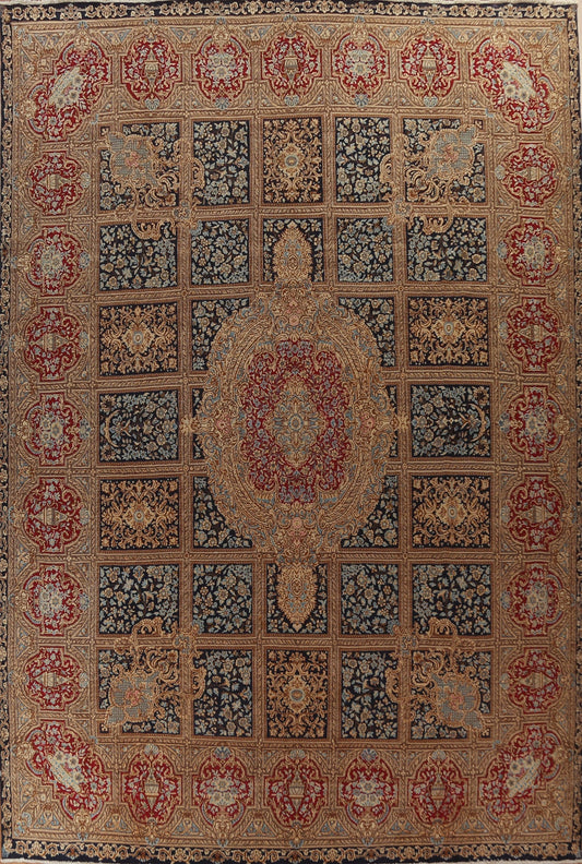 Vegetable Dye Antique Kerman Large Persian Rug 13x16