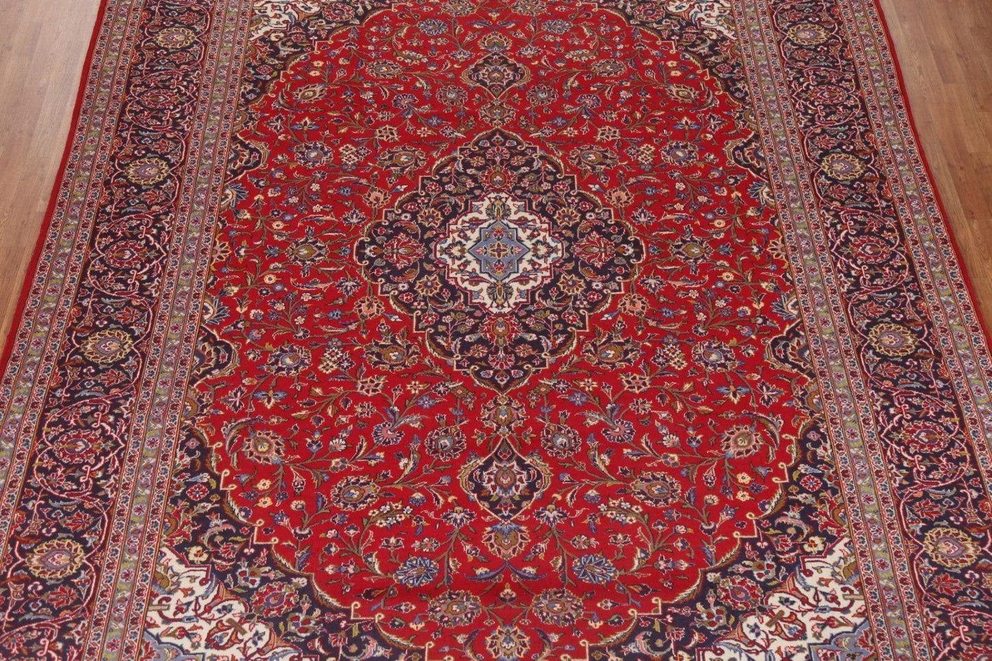 Traditional Red Kashan Persian Area Rug 10x13