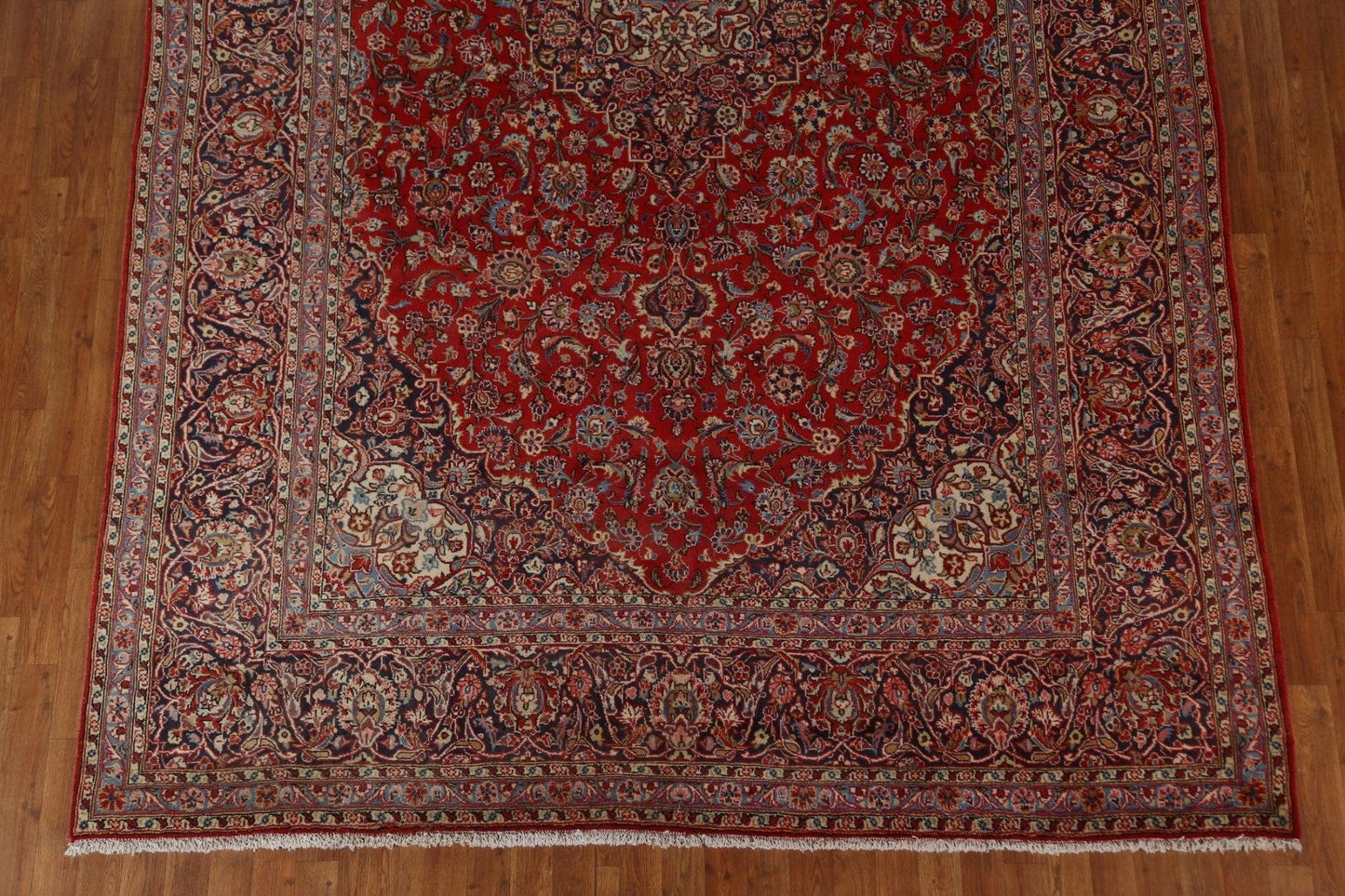 Vegetable Dye Wool Kashan Persian Area Rug 8x13