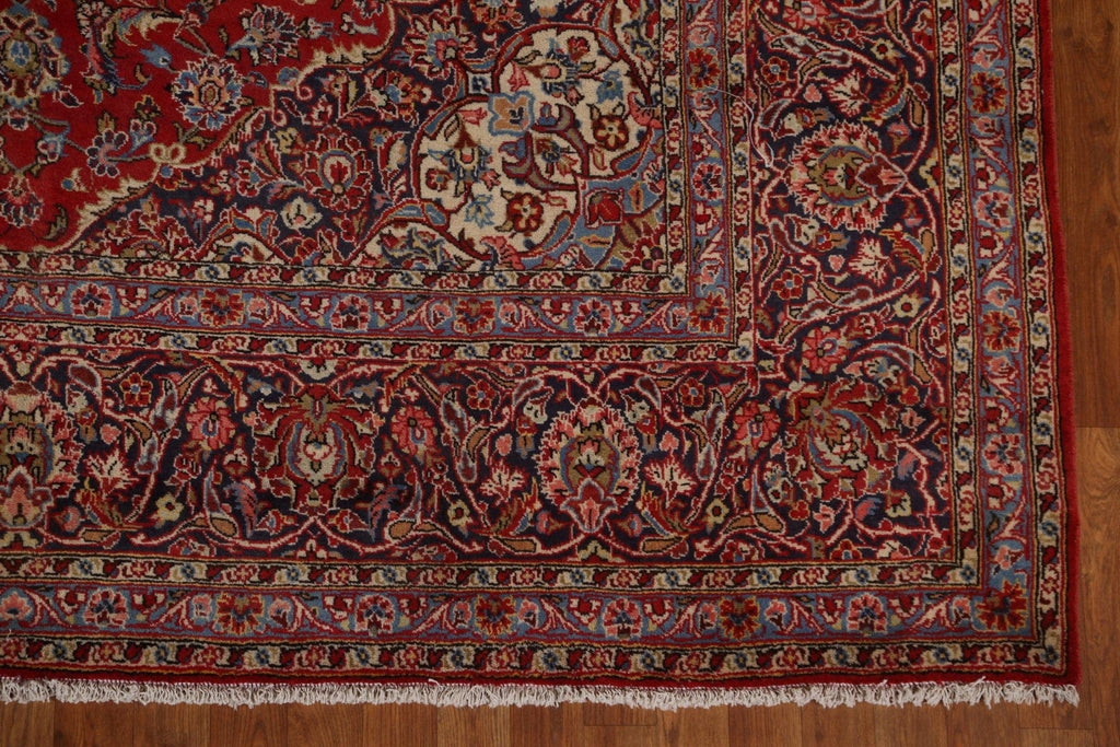 Vegetable Dye Wool Kashan Persian Area Rug 8x13