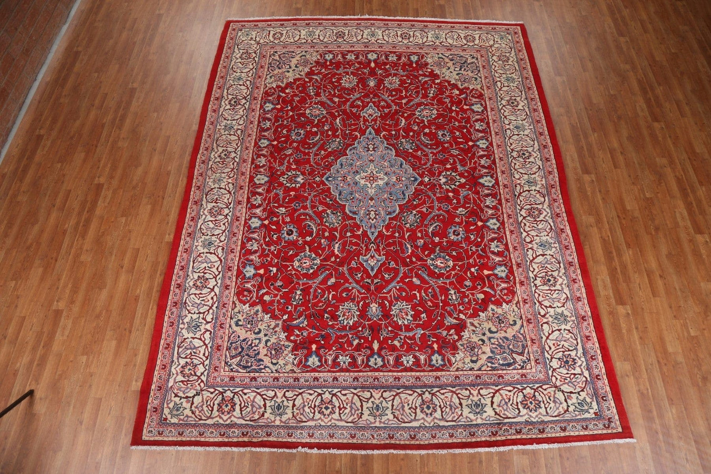 Floral Red Sarouk Persian Area Rug 9x12