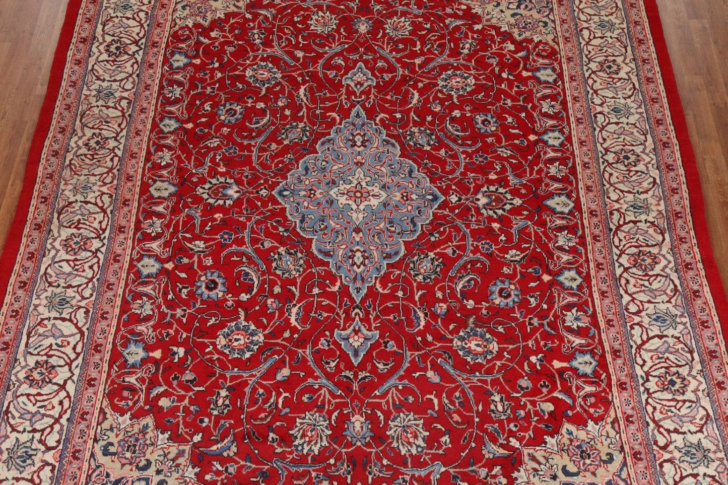 Floral Red Sarouk Persian Area Rug 9x12