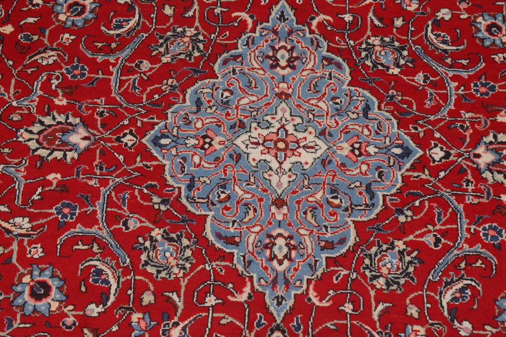 Floral Red Sarouk Persian Area Rug 9x12