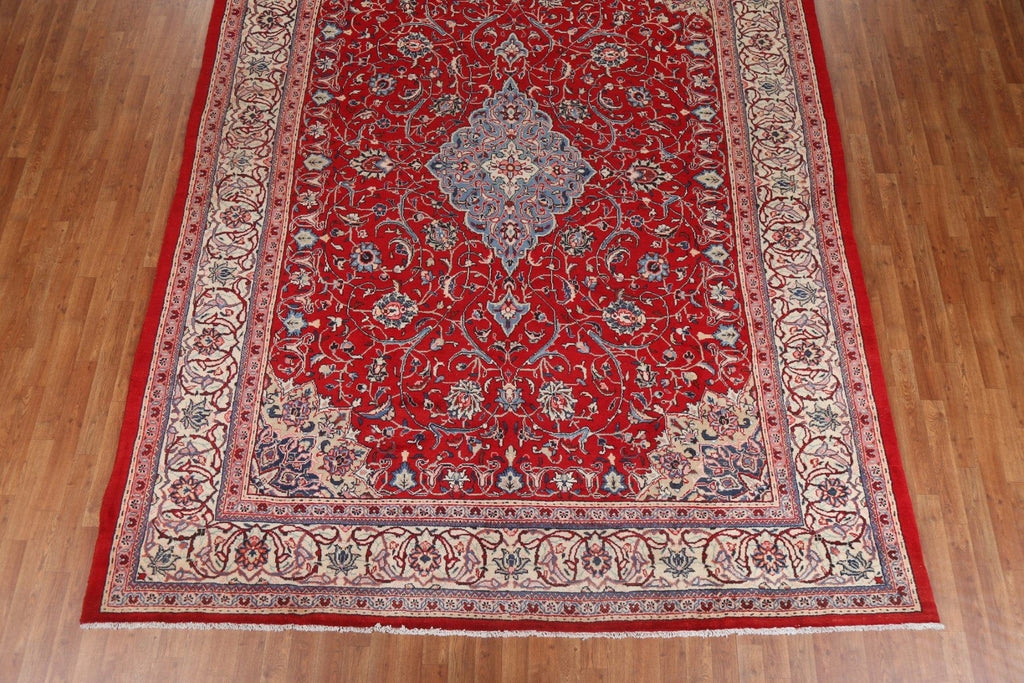 Floral Red Sarouk Persian Area Rug 9x12