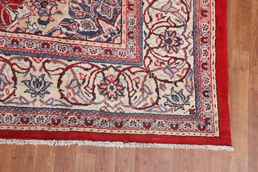 Floral Red Sarouk Persian Area Rug 9x12