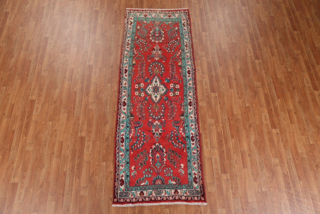 Floral Red Lilian Persian Runner Rug 3x9