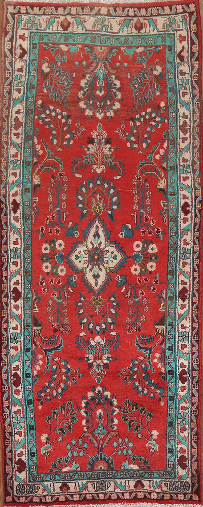 Floral Red Lilian Persian Runner Rug 3x9