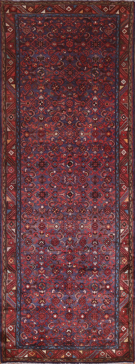 Vintage Wool Mahal Persian Runner Rug 4x10