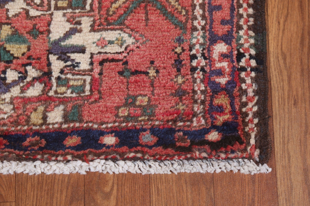 Vintage Tribal Gharajeh Persian Runner Rug 2x8