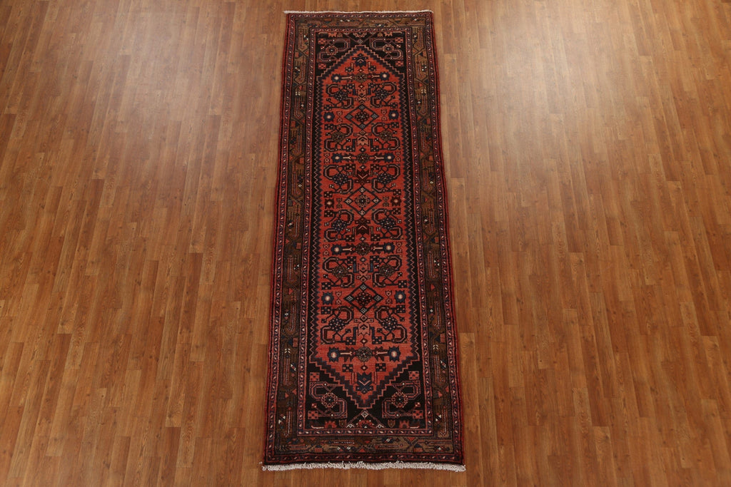 Vintage Wool Malayer Persian Runner Rug 3x10