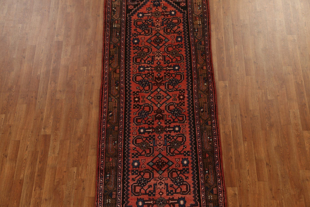 Vintage Wool Malayer Persian Runner Rug 3x10