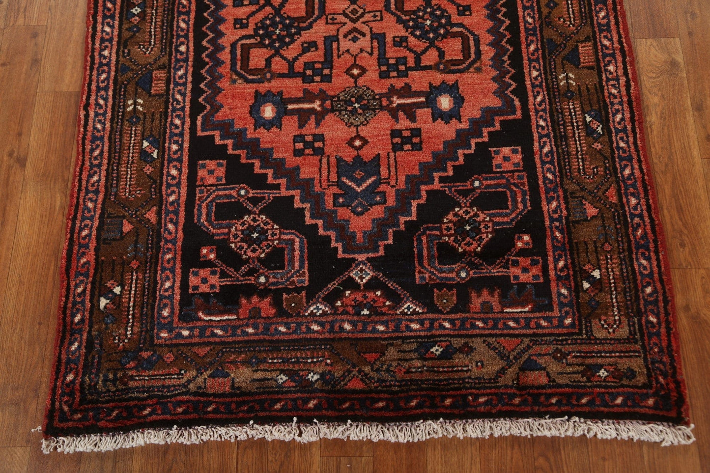 Vintage Wool Malayer Persian Runner Rug 3x10