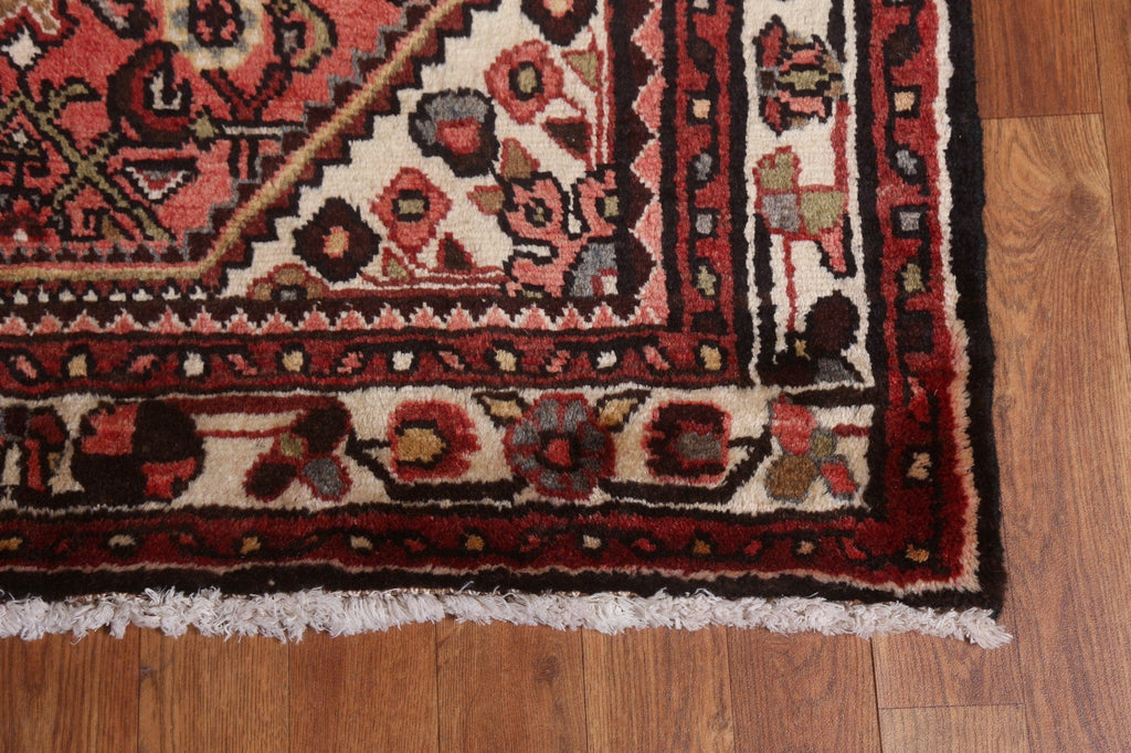 Geometric Hamedan Persian Runner Rug 4x10