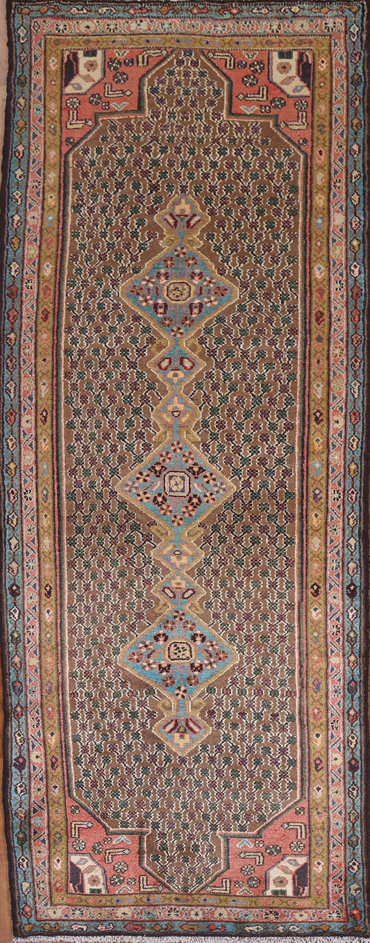 Vegetable Dye Malayer Persian Runner Rug 3x9