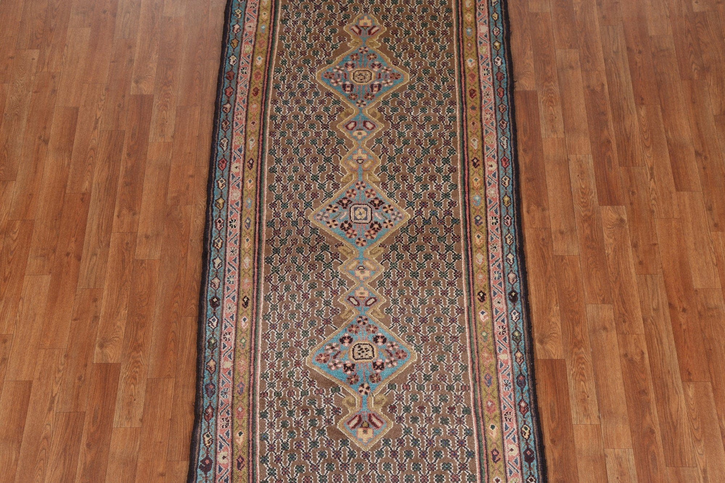 Vegetable Dye Malayer Persian Runner Rug 3x9