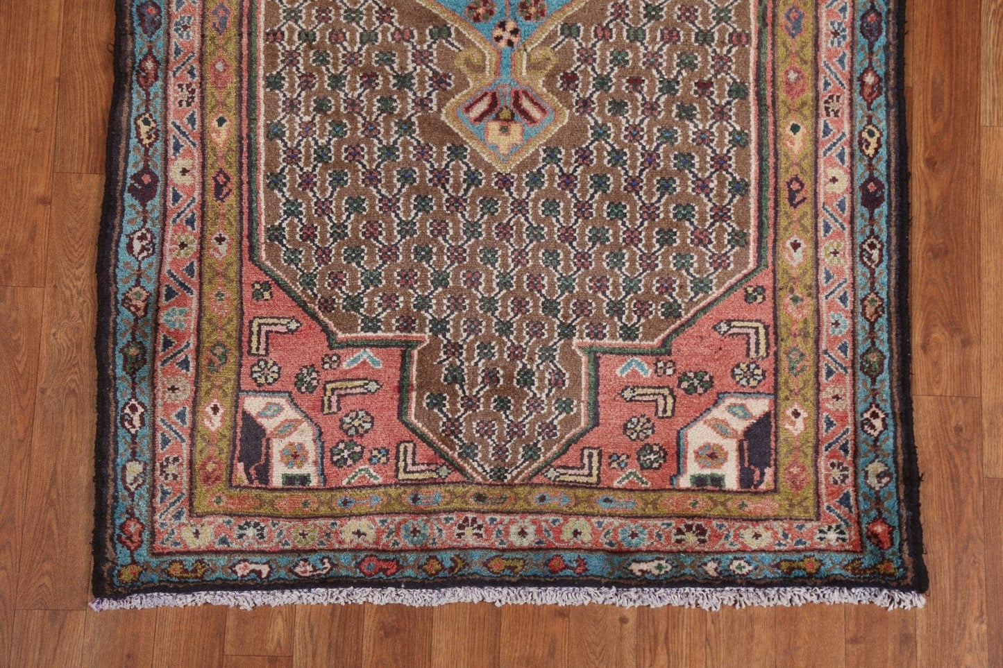 Vegetable Dye Malayer Persian Runner Rug 3x9