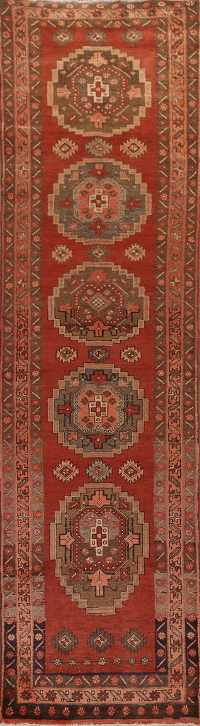 Geometric Ardebil Persian Runner Rug 3x13