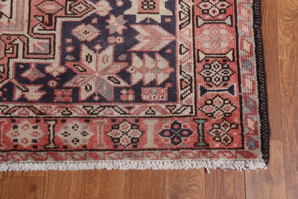 Geometric Gharajeh Persian Runner Rug 4x10