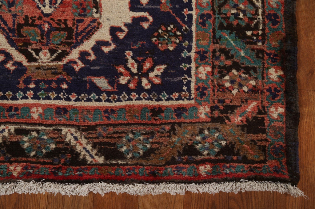 Vegetable Dye Heriz Serapi Persian Runner Rug 3x14