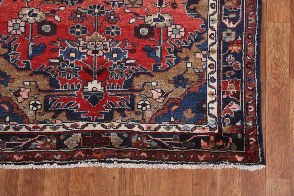 Animal Design Hamedan Persian Runner Rug 4x10