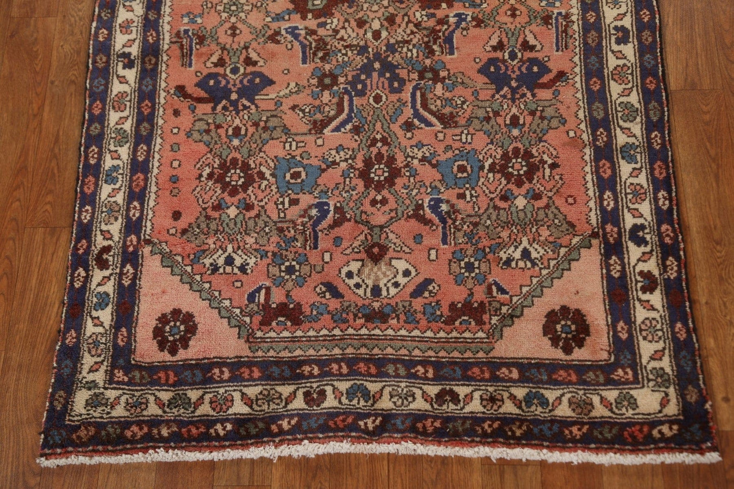Vintage Wool Lilian Persian Runner Rug 3x9