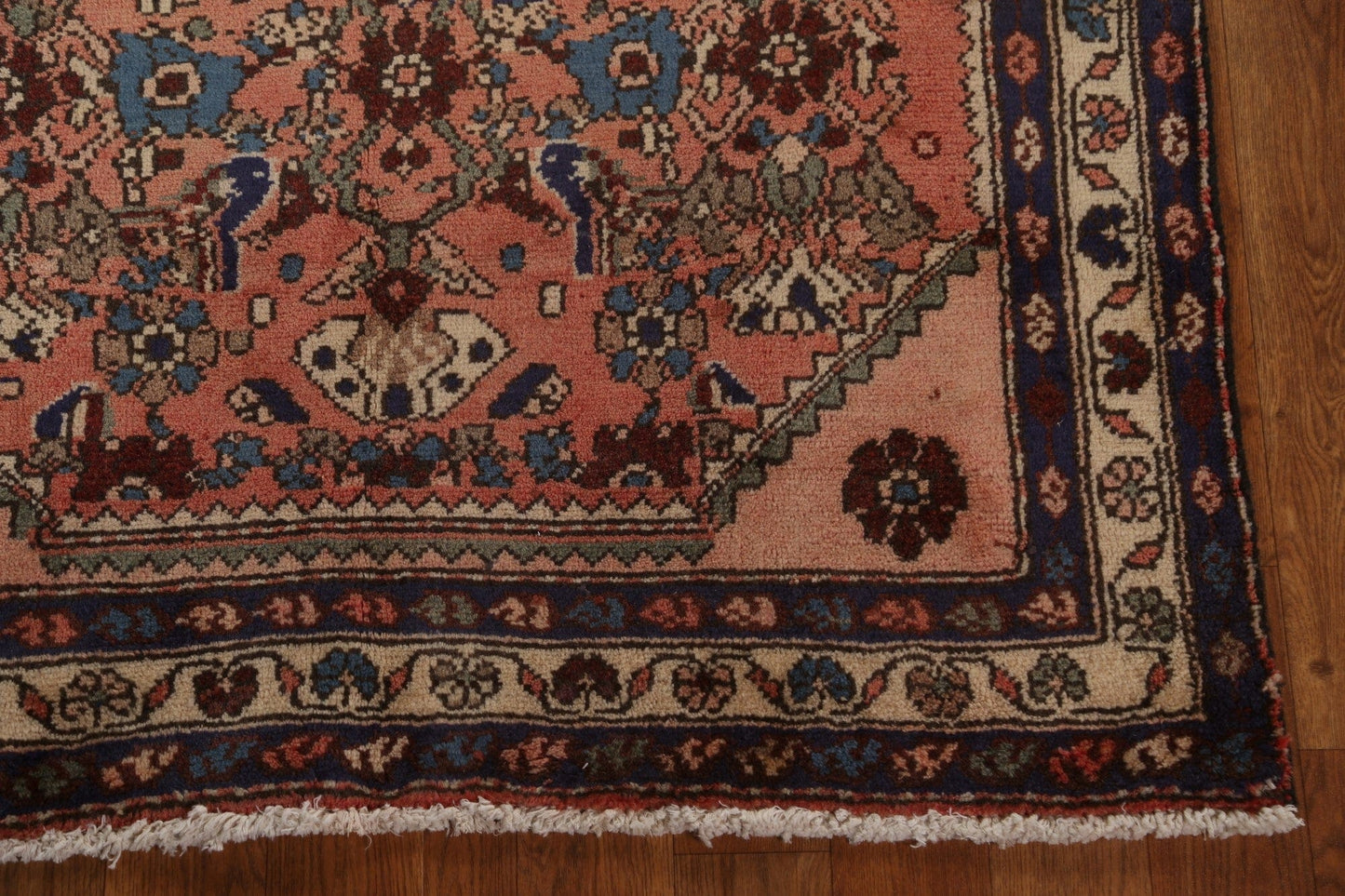 Vintage Wool Lilian Persian Runner Rug 3x9