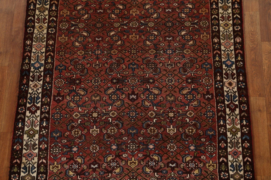 Vintage Wool Malayer Persian Runner Rug 4x10