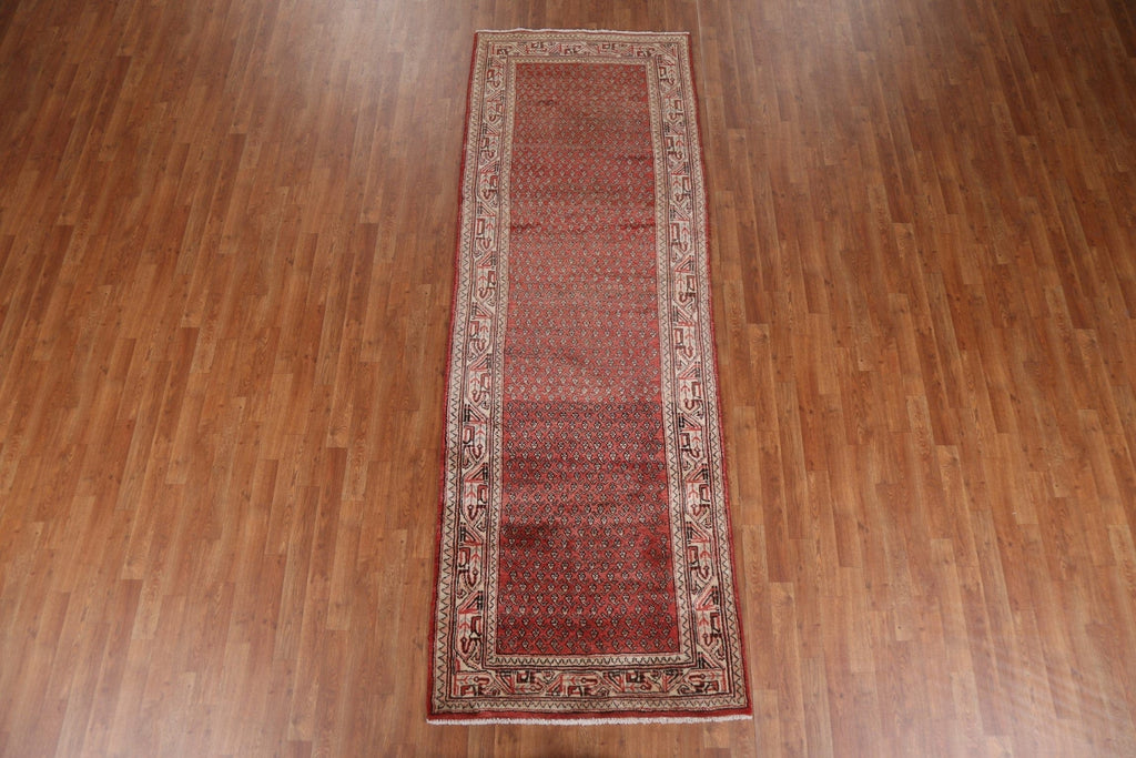 Wool Boteh Botemir Persian Runner Rug 3x10