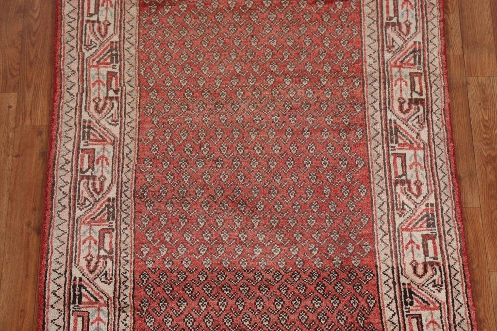 Wool Boteh Botemir Persian Runner Rug 3x10