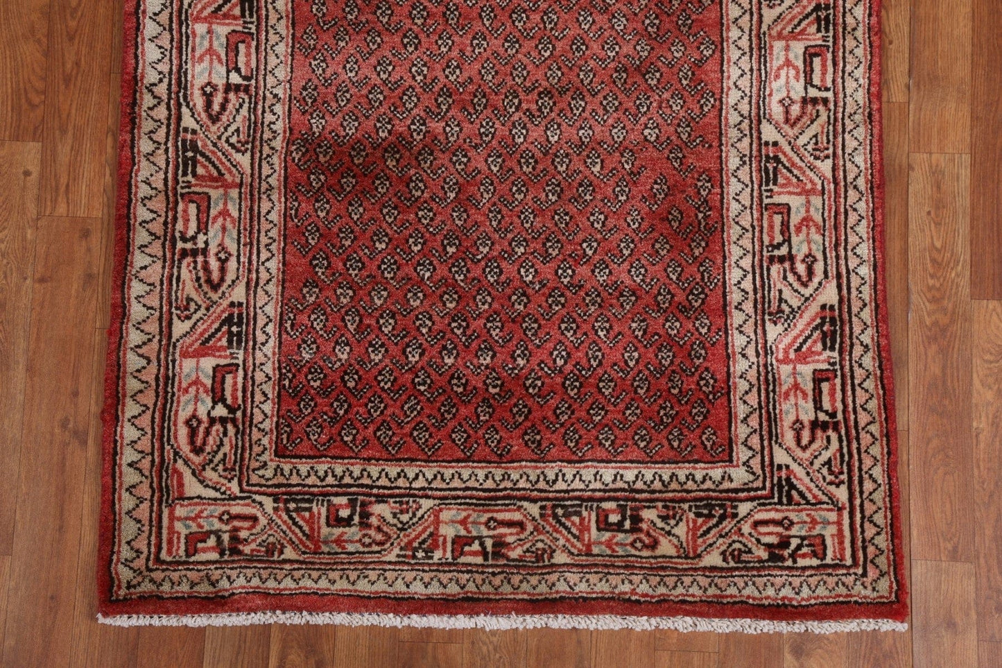 Wool Boteh Botemir Persian Runner Rug 3x10