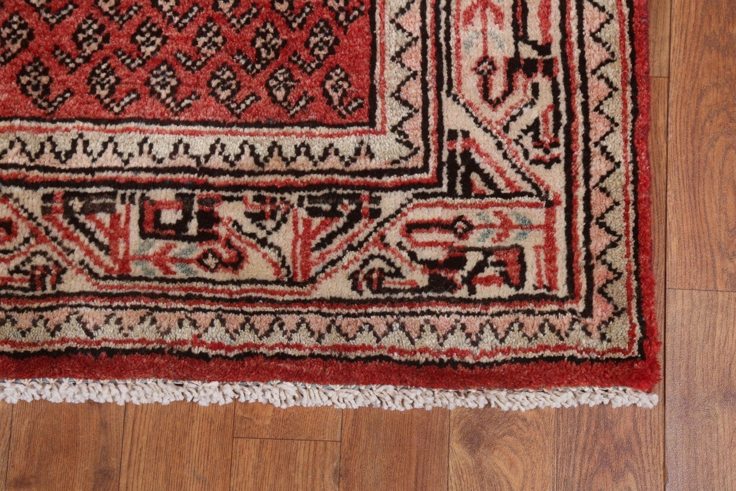 Wool Boteh Botemir Persian Runner Rug 3x10