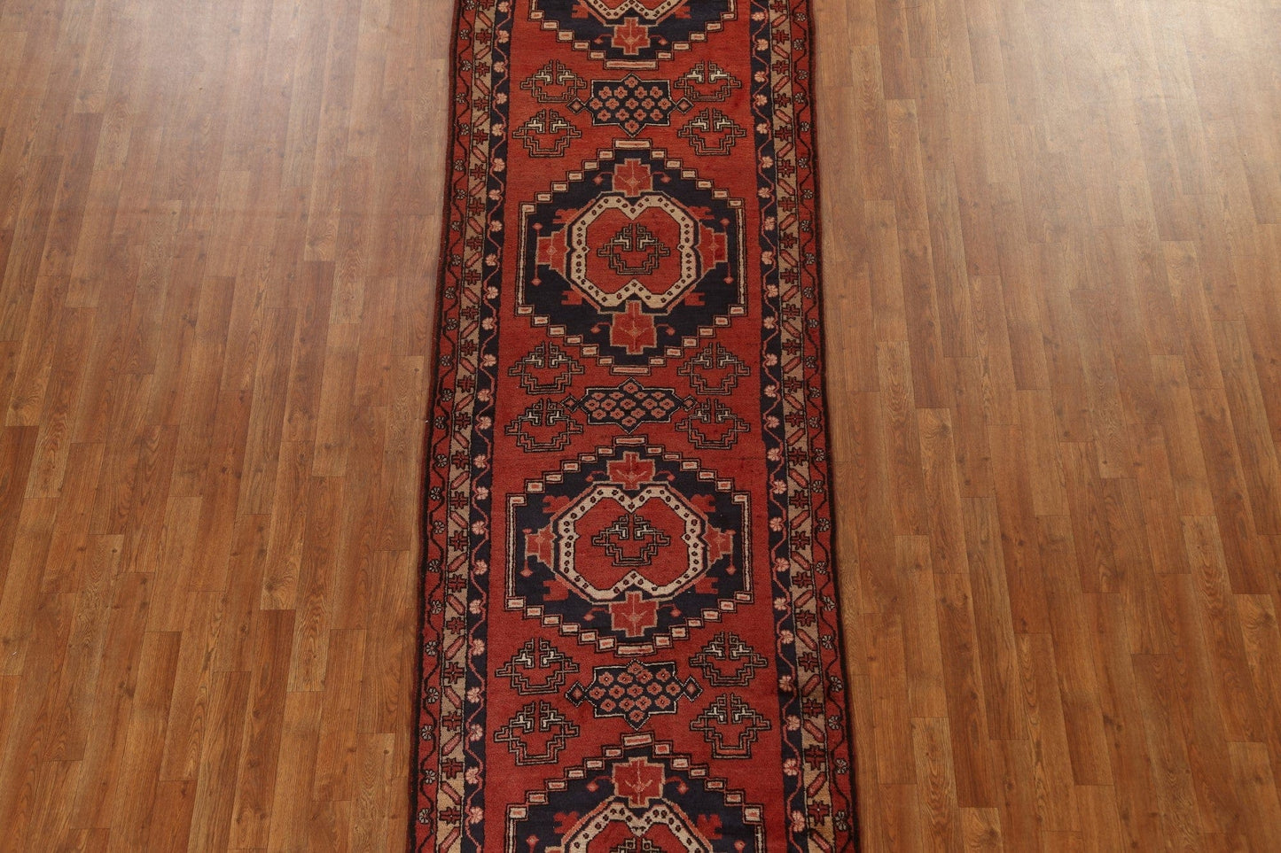 Vintage Ardebil Persian Runner Rug 3x13