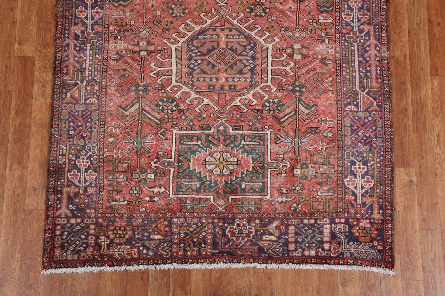 Vegetable Dye Gharajeh Persian Runner Rug 5x12