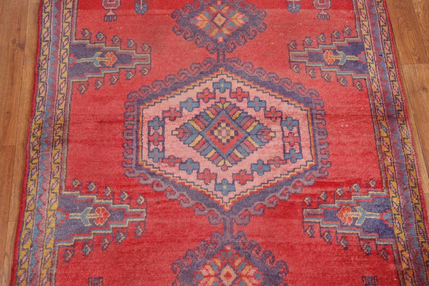 Red Geometric Viss Persian Area Rug 3x5