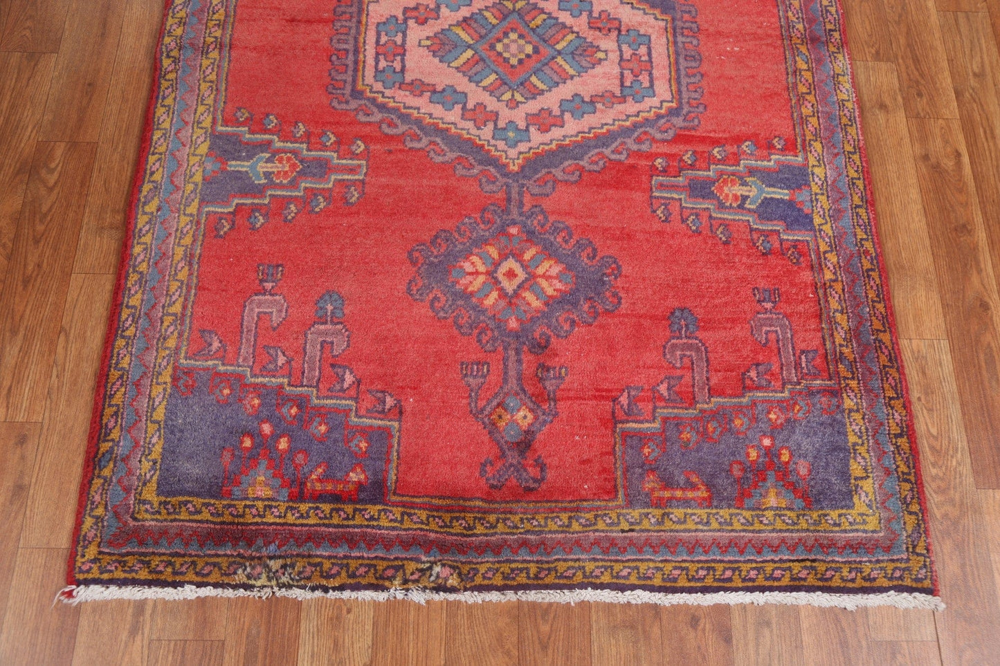 Red Geometric Viss Persian Area Rug 3x5